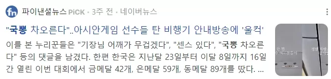 국뽕 기사 