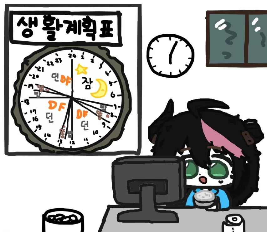 밥똥던 패러디